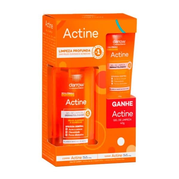 KIT ACTINE GEL LIMPEZA 140G+40G