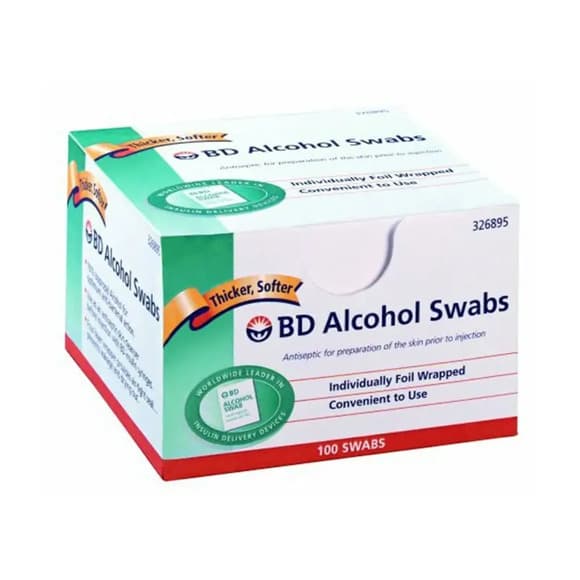 ALCOOL SWABS C/100 ALMOFADAS