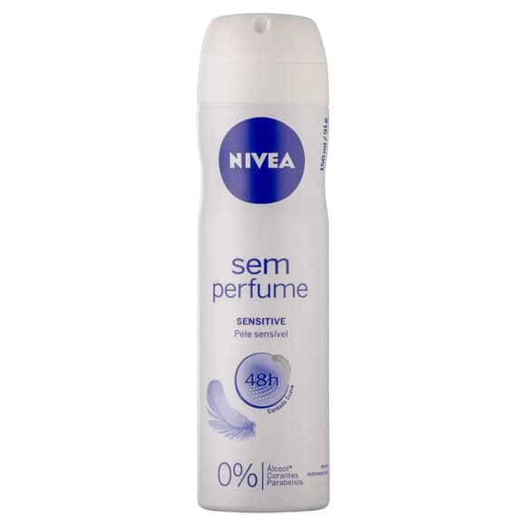 DES AERO NIVEA FEM SENSITIVE S/PERFUME 150ML