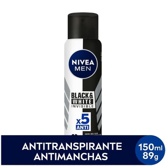 DES AERO NIVEA MEN BLACK WHITE INVISIBLE 150ML