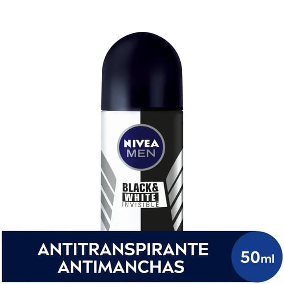 DES ROL NIVEA MEN BLACK  WHITE INVISIBLE 50ML