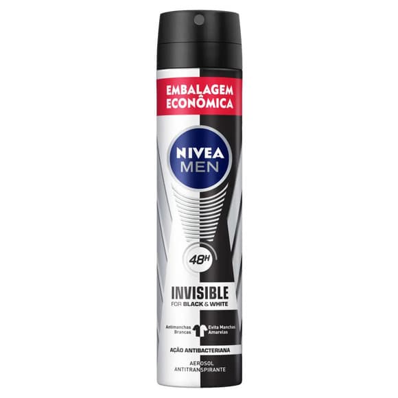 DES AERO NIVEA MEN BLACK WHITE INVISIBLE 200ML