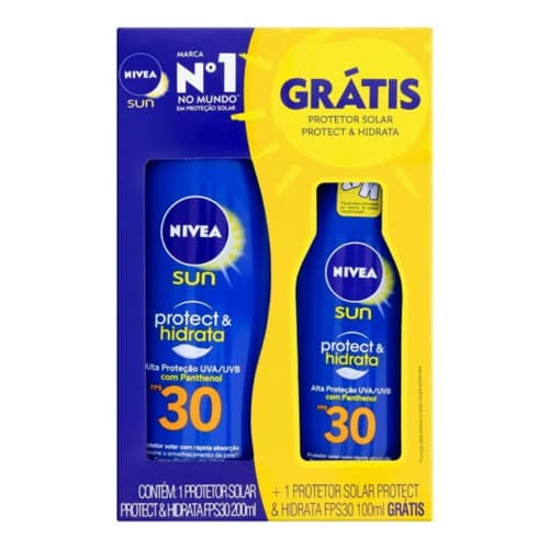 KIT PROT NIVEA SUN FPS30 200ML GRATIS FPS30 100ML
