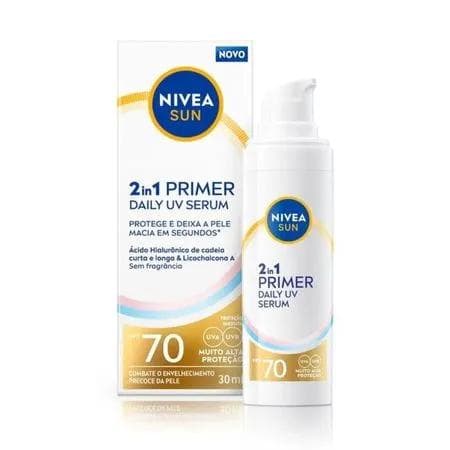NIVEA SUN PRIMER 2EM1 FPS70 30ML DAILY UV SERUM