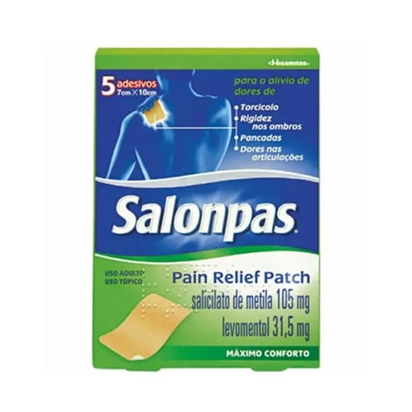 SALONPAS ADESIVO 7X10CM C/5