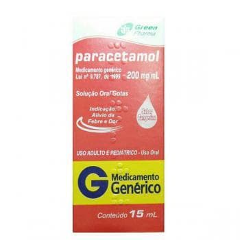 PARACETAMOL GTS 200MG 15ML GREENPHARMA