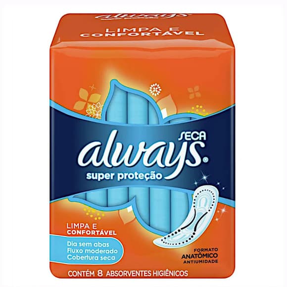 ABS ALWAYS BASICO SECA S/A P C/8