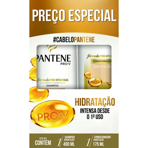 KIT SH+COND PANTENE HIDRATACAO 350ML+175ML