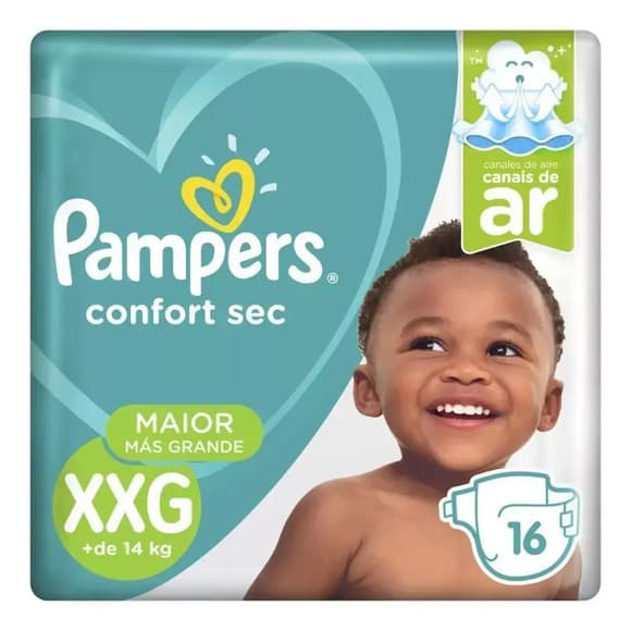 FRD PAMPERS CONFORT NOITE XXG C/16
