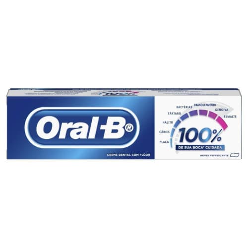CR DENTAL ORAL-B 100% MENTA REFRESCANTE 70G