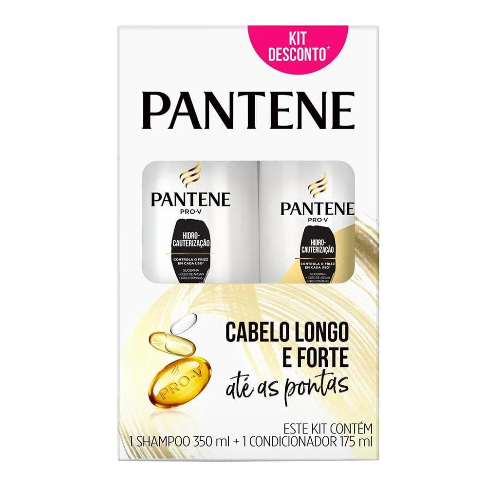 KIT SH+COND PANTENE HIDRO CAUTERIZACAO 350ML+175ML