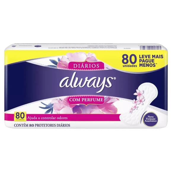 ABS ALWAYS PROT DIARIO C/ PERFUME 80UN
