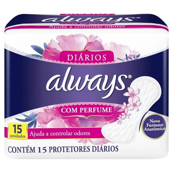ABS ALWAYS PROT DIARIO C/PERFUME 15UN