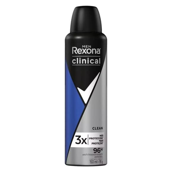 DES AERO REXONA CLINICAL CLEAN 150ML
