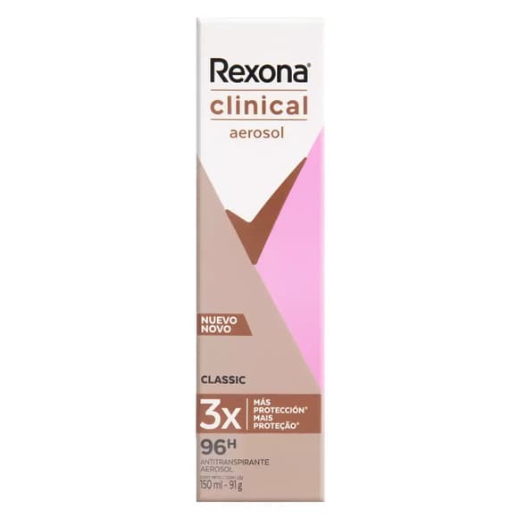 DES AERO REXONA FEM CLINICAL CLASSIC 150ML