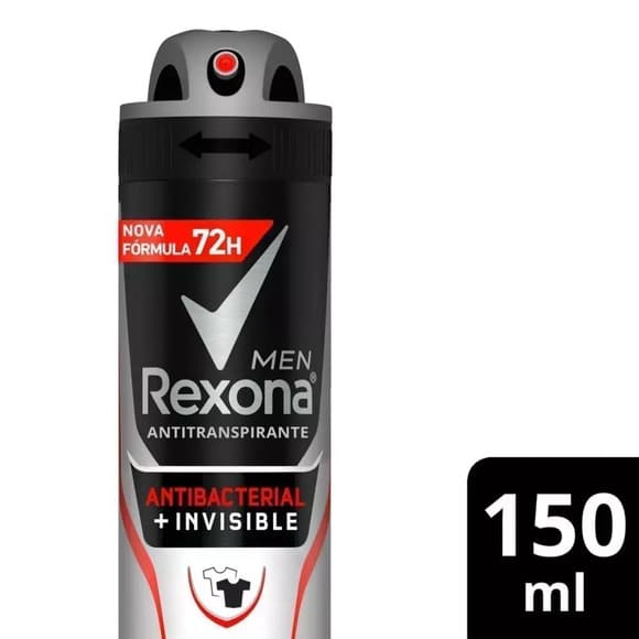 DES AERO REXONA MEN ANTIBAC INVISIBLE 150ML