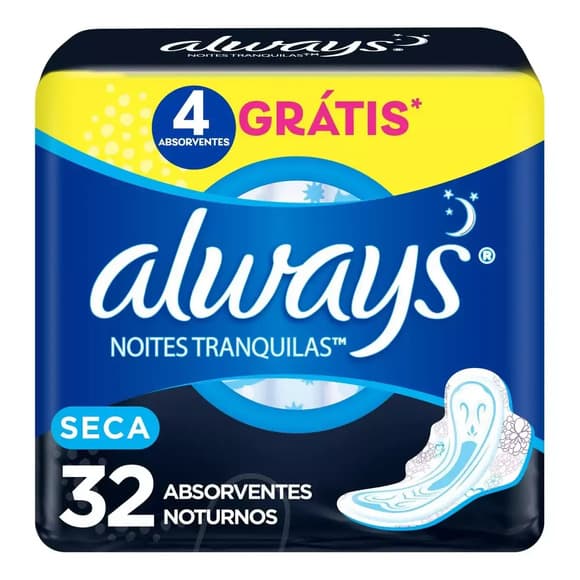 ABS ALWAYS NOITES TRANQ C/A SECA L32 P26 TAM G