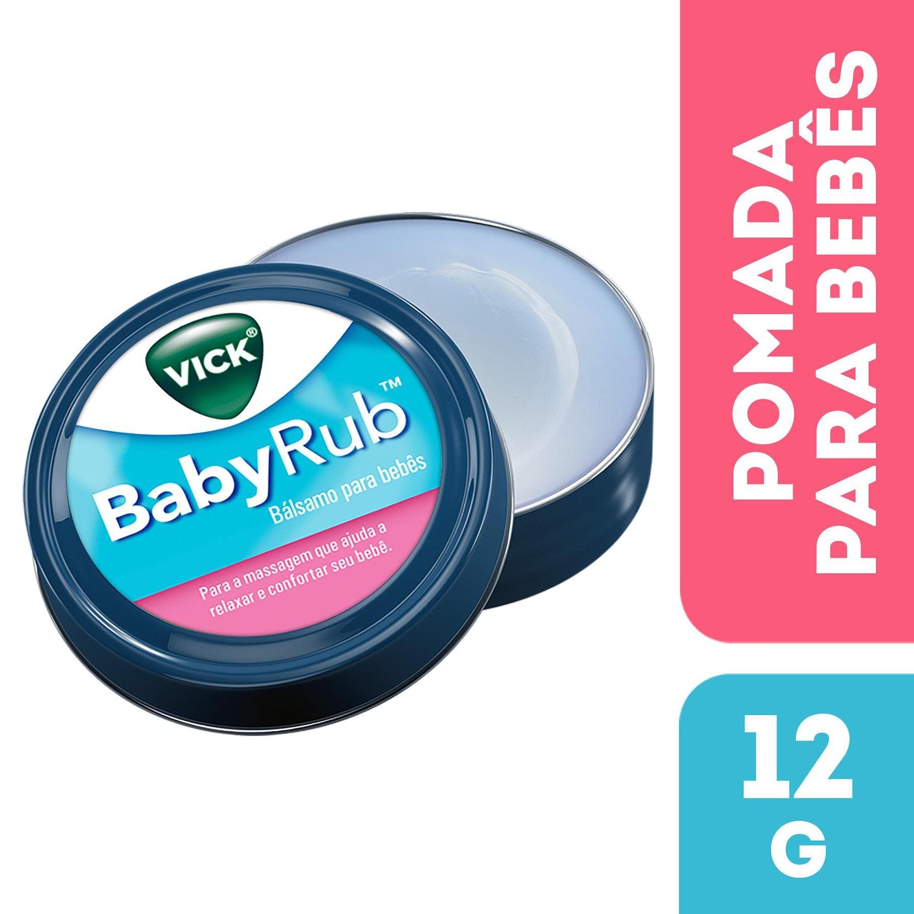 VICK BABYRUB BALSAMO HIDRATANTE 12G CX/6