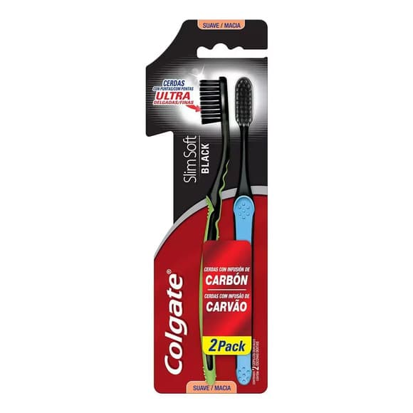 ESC DENTAL COLGATE SLIMSOFT BLACK