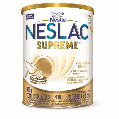 LEITE NESLAC 3+ SUPREME 800G