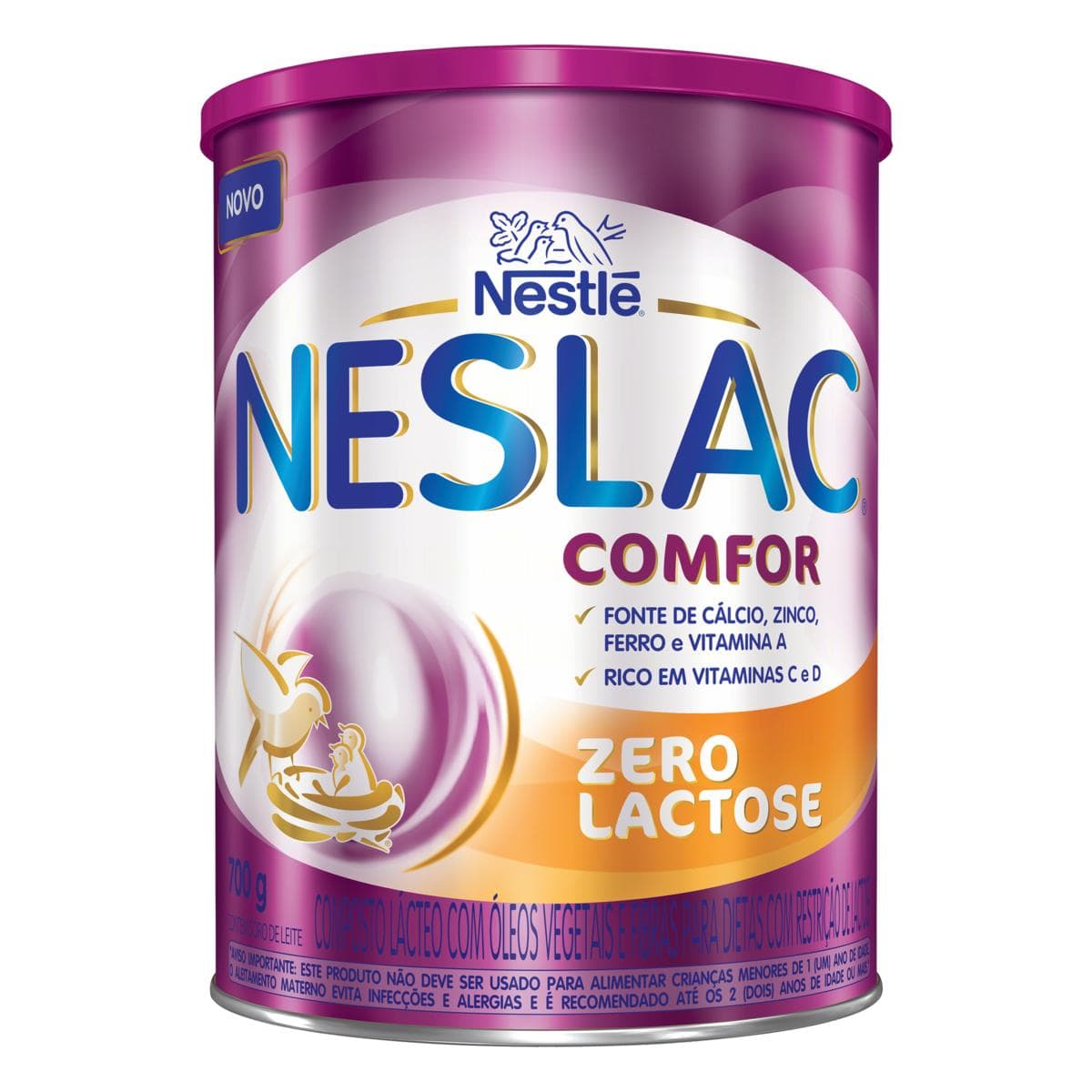 LEITE NESLAC 700G COMFORT ZERO LACTOSE