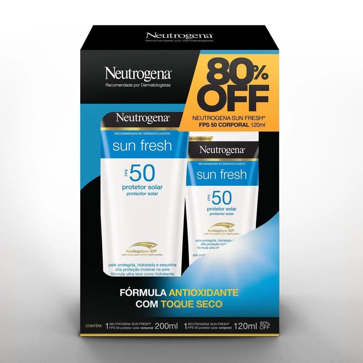 NEUTROGENA SUN FRESH F50 200ML+120ML