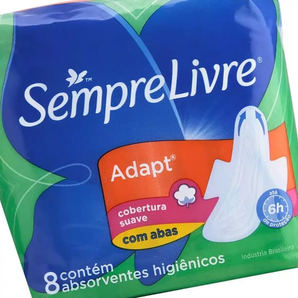 ABS SEMPRE LIVRE ESP ADAPT SUAVE C/A 8UN