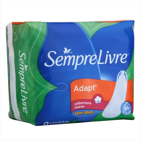 ABS SEMPRE LIVRE ESP ADAPT SUAVE S/A C/8