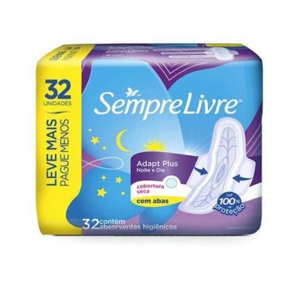 ABS SEMPRE LIVRE NOTURNO SECA C/32