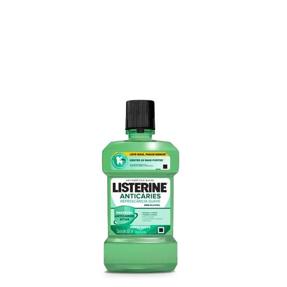 ENX BUCAL LISTERINE Z ALCOOL 500ML