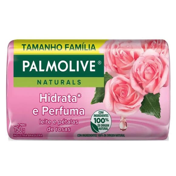 SAB PALMOLIVE NATURALS LEITE PETALAS ROSAS 150G