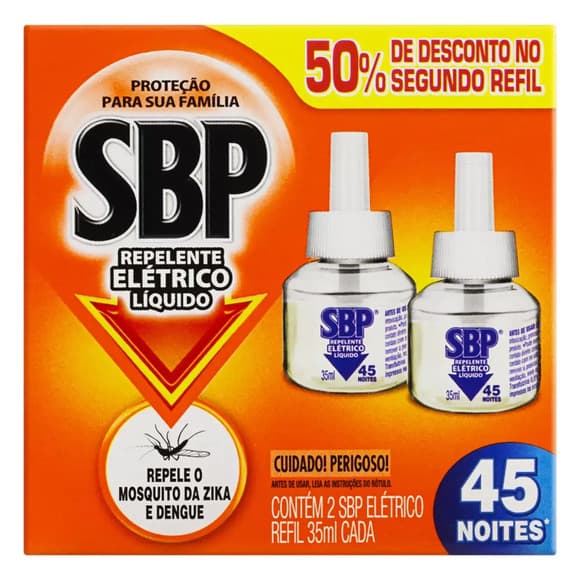 SBP C/ 2  REFIL LIQ 35ML