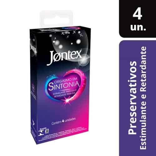 PRES JONTEX ORGASMO EM SINTONIA C/4