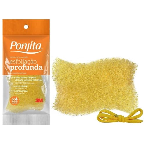 ESPONJA BANHO PONJITA ESFOLIANTE C/1