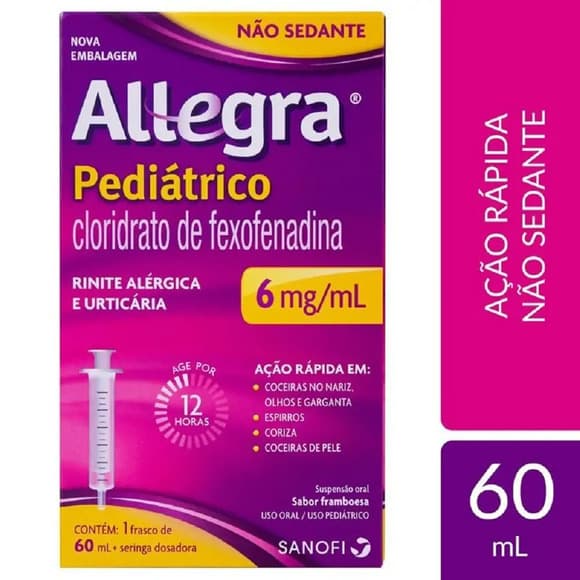 ALLEGRA PED + SERINGA 60ML