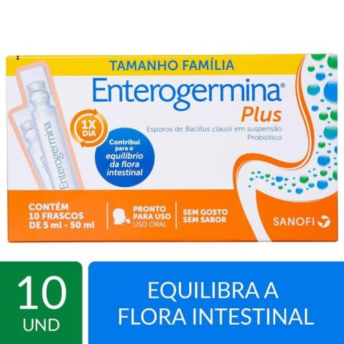 ENTEROGERMINA PLUS 10 FRASCOS 5ML