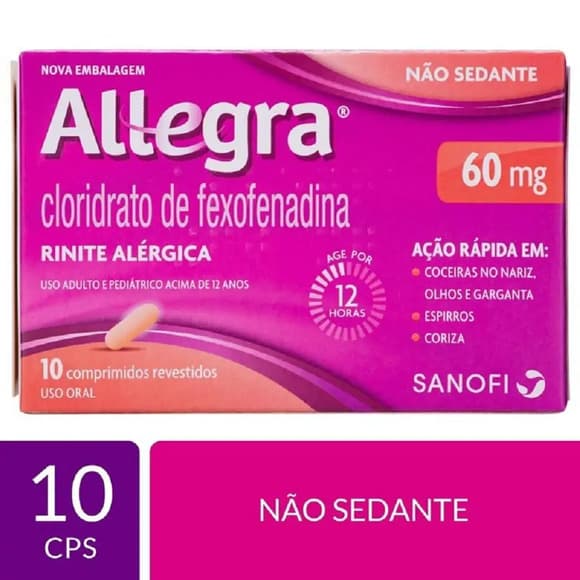 ALLEGRA 60MG 10"S