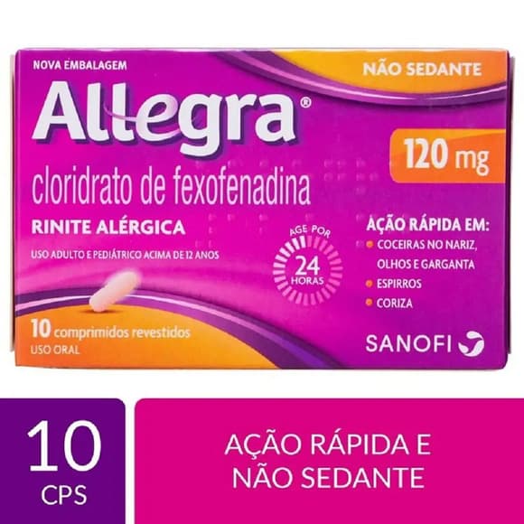 ALLEGRA 120MG 10"S