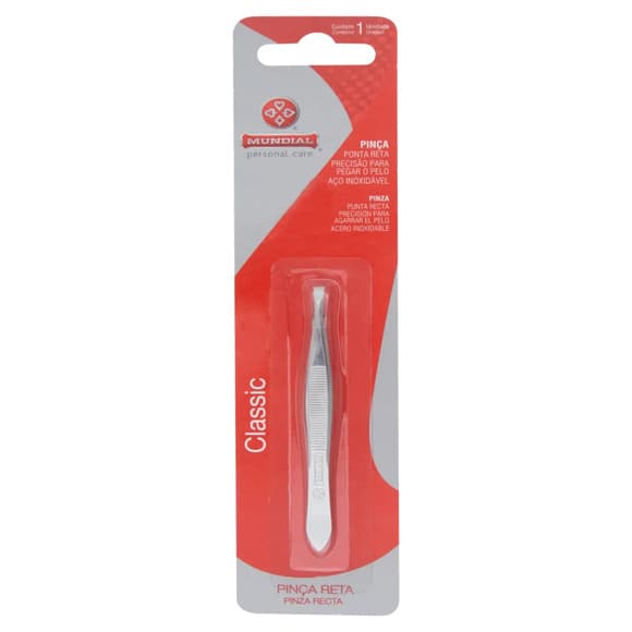 PINCA LONGA CLASSIC DE INOX E PONTA RETA 109BL
