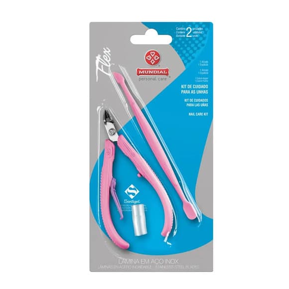 ALICATE CUT MUNDIAL FLEX + ESPATULA R 168