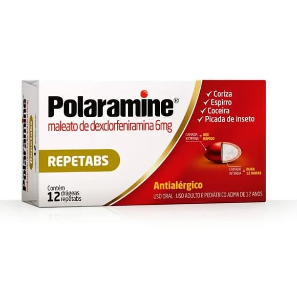 POLARAMINE 6MG 12''S