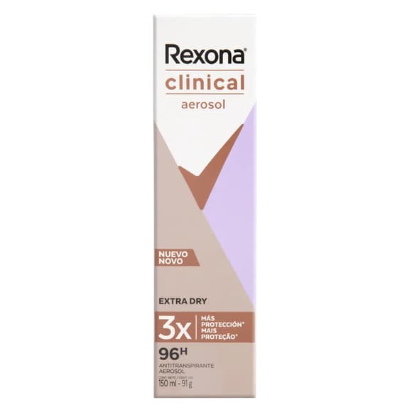 DES AERO REXONA FEM CLINICAL EXTRA DRY 150ML