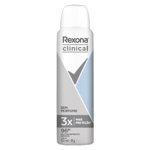 DES AERO REXONA CLINICAL S/PERFUME 150ML