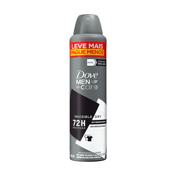 DES AERO DOVE MEN+CARE INVISIBLE DRY L+P- 250ML