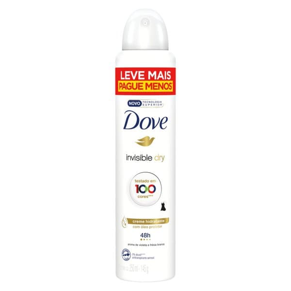 DES AERO DOVE FEM INVISIBLE DRY 250ML