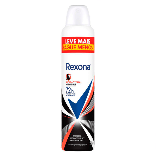 DES AERO REXONA FEM ANTIBAC INVISIBLE 250ML