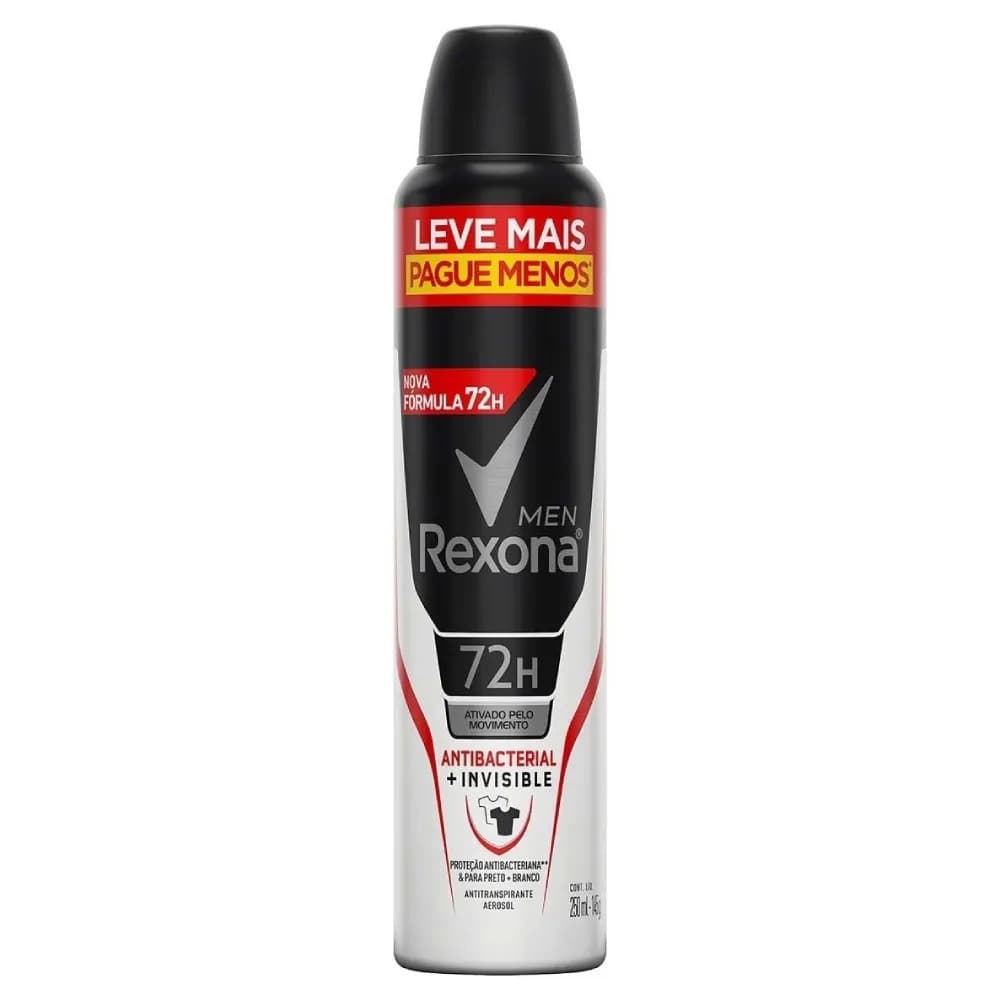 DES AERO REXONA MEN ANTBAC INVISIBLE 250ML