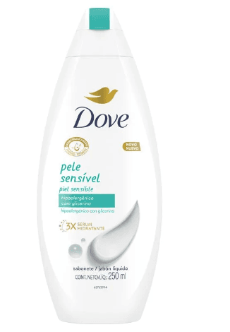 SAB LIQ DOVE PELE SENS 250ML