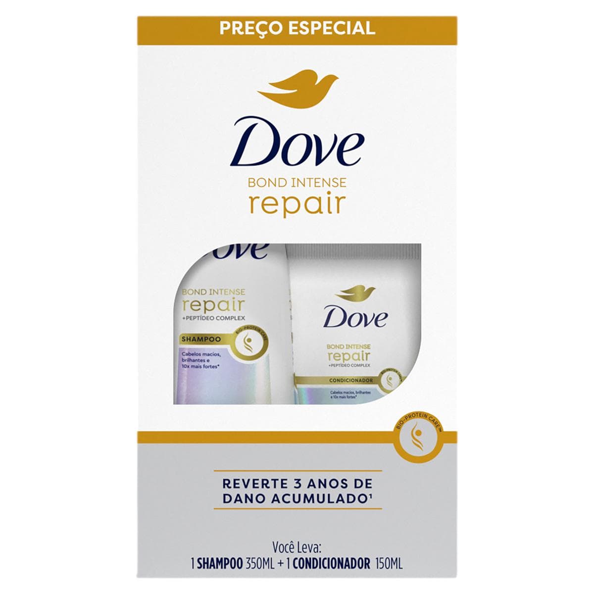 KIT SH+COND DOVE BOND INTENSE REPAIR 350ML+150ML
