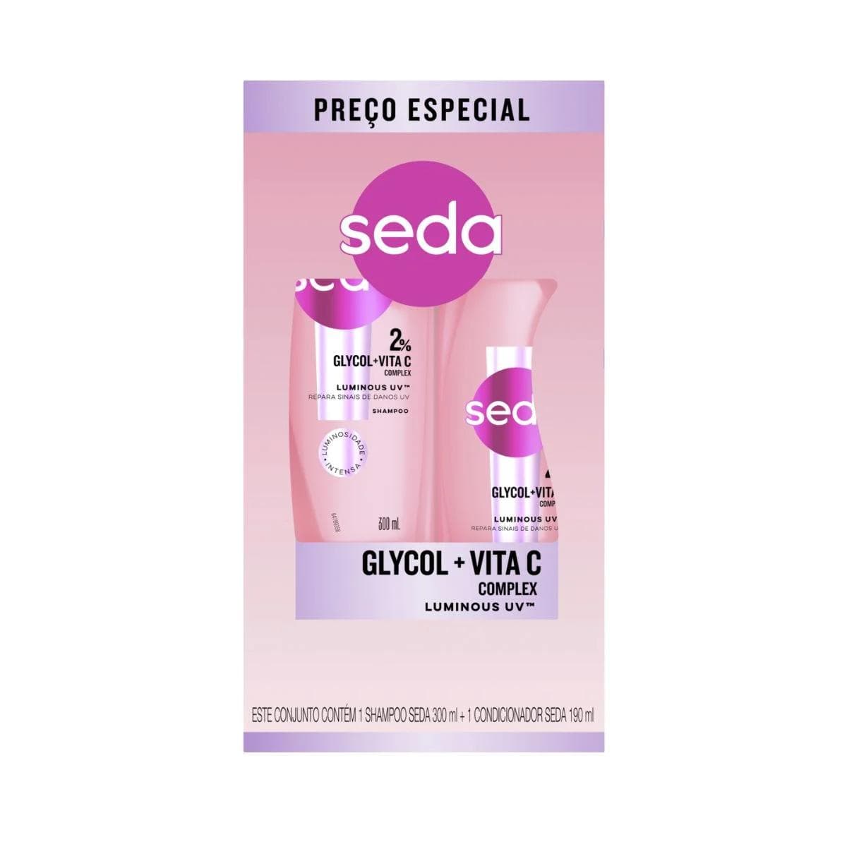 KIT SH+COND SEDA LUMINOUS 300Ml+190ML
